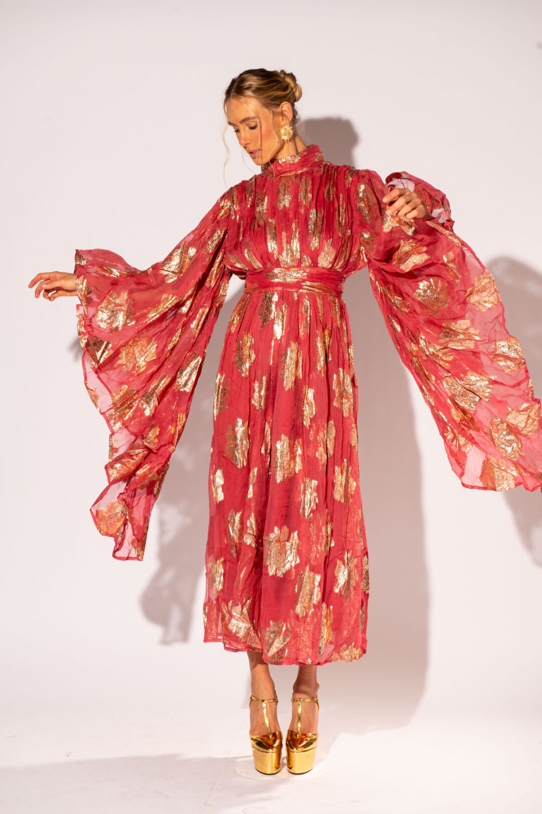 Vestido Gaia Rosa - Imagem 3