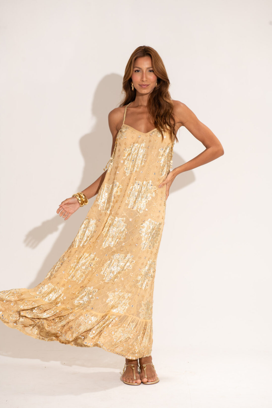 Vestido Milos Nude - Imagem 1