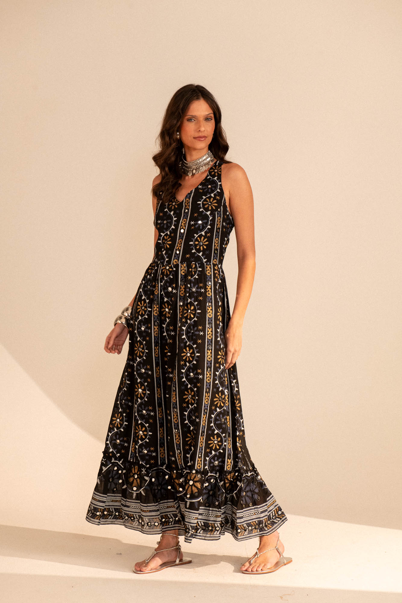 Vestido Creta Preto